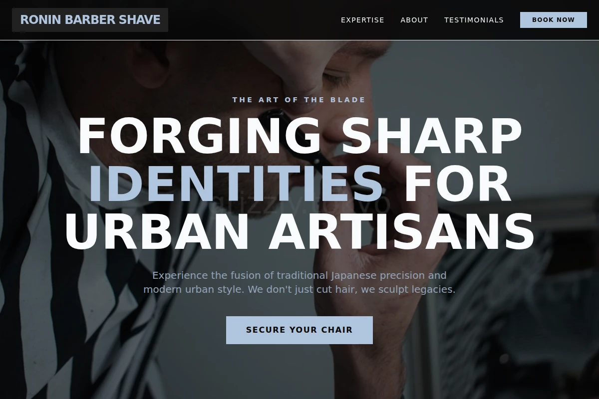 Ronin Barber Shave